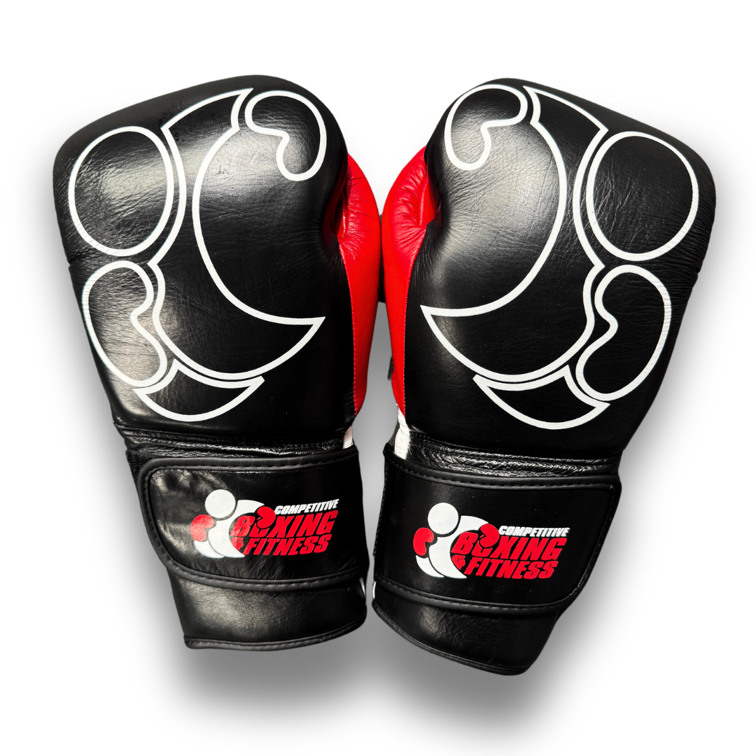 CB Elite Boxing Gloves (Black/Red)
