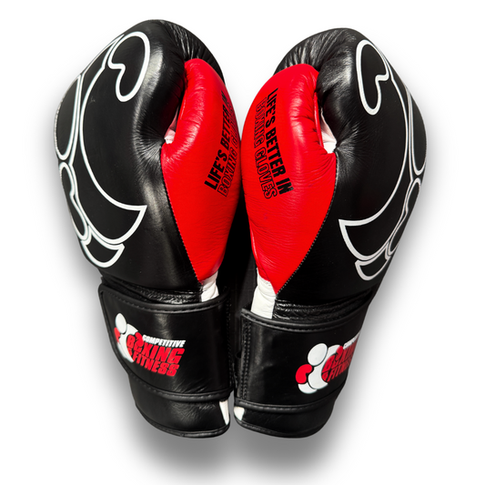 CB Elite Boxing Gloves (Black/Red)